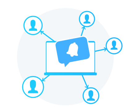 Send messages to any member Zangi